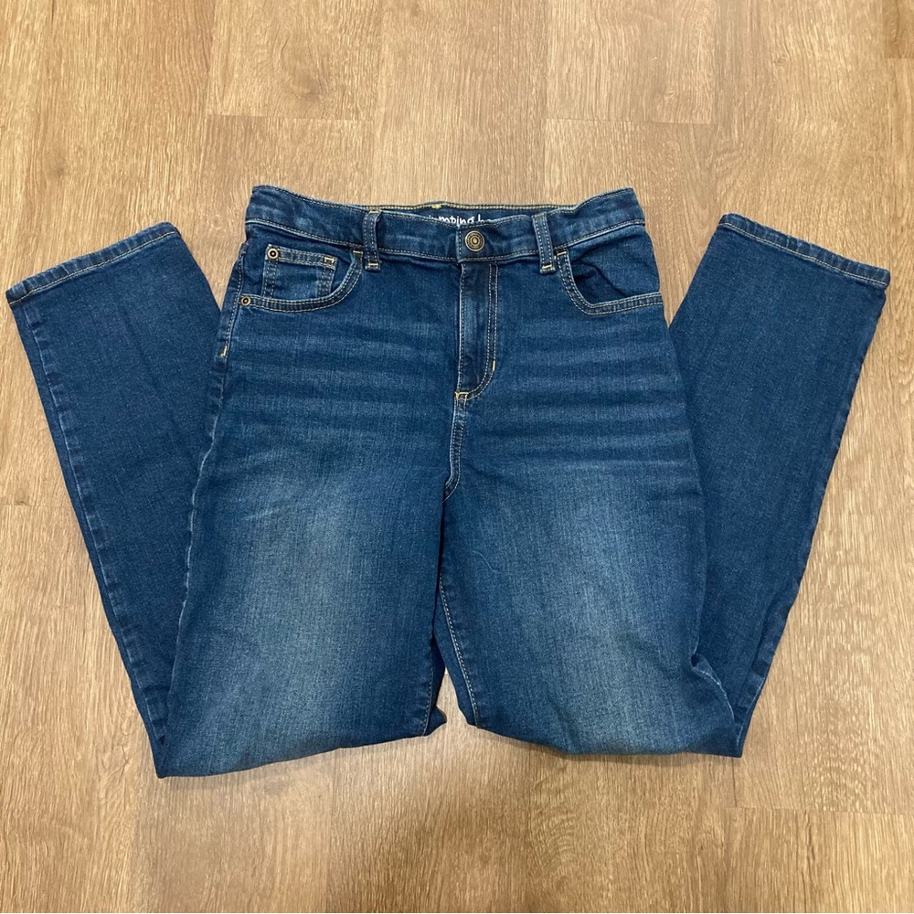 Jumping Beans Straight Leg Blue Jeans Size 12 - Picture 5 of 9